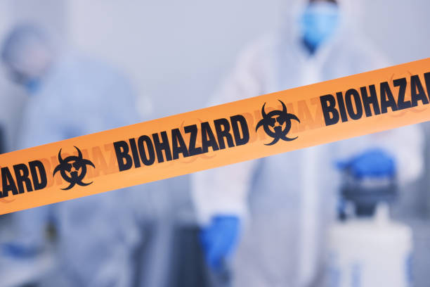 Professional Biohazard technician working in Harrison, MI